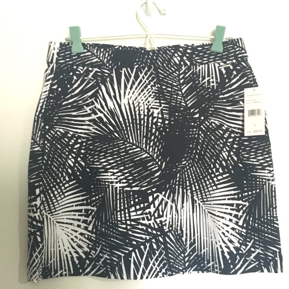 Rafaella Stretch Skort Black and White NEW